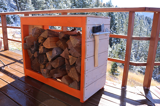 firewood storage