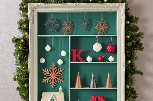 holiday shadowbox