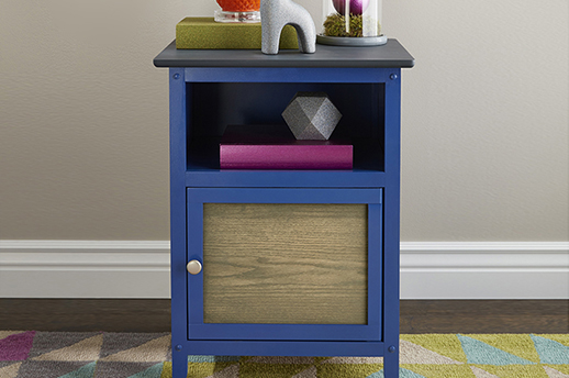 Children's painted nightstand