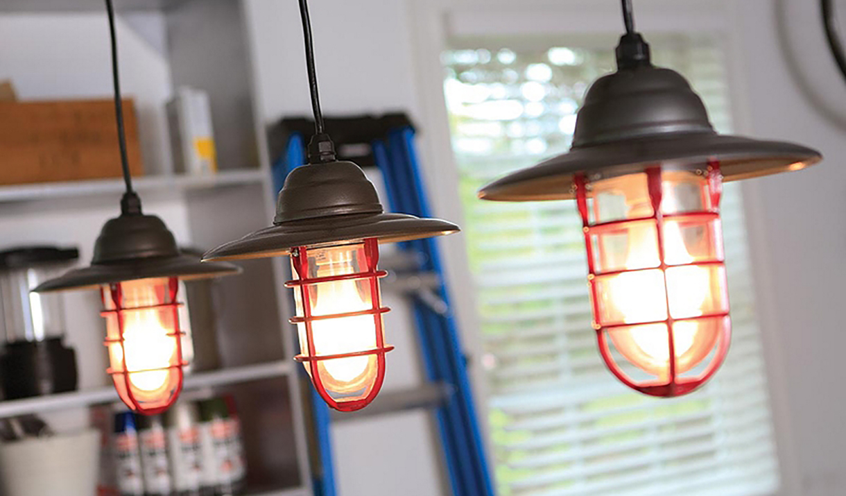 painted pendant lights