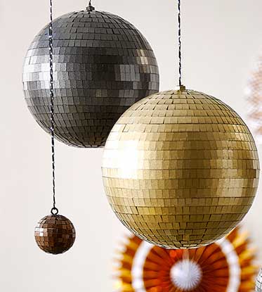 Krylon New Years Retro Disco Balls Project