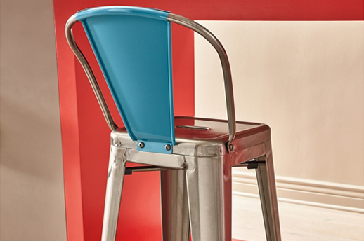 Color Block Bar Stools